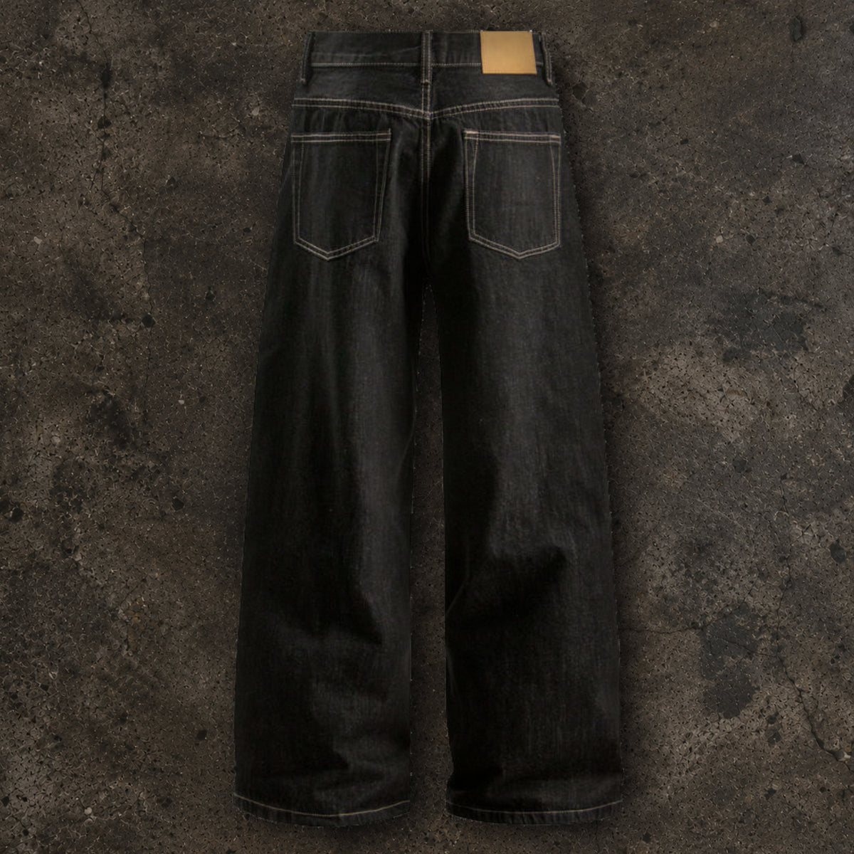Casual Baggy Raw Denim Jeans