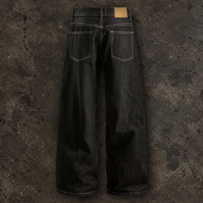 Casual Baggy Raw Denim Jeans